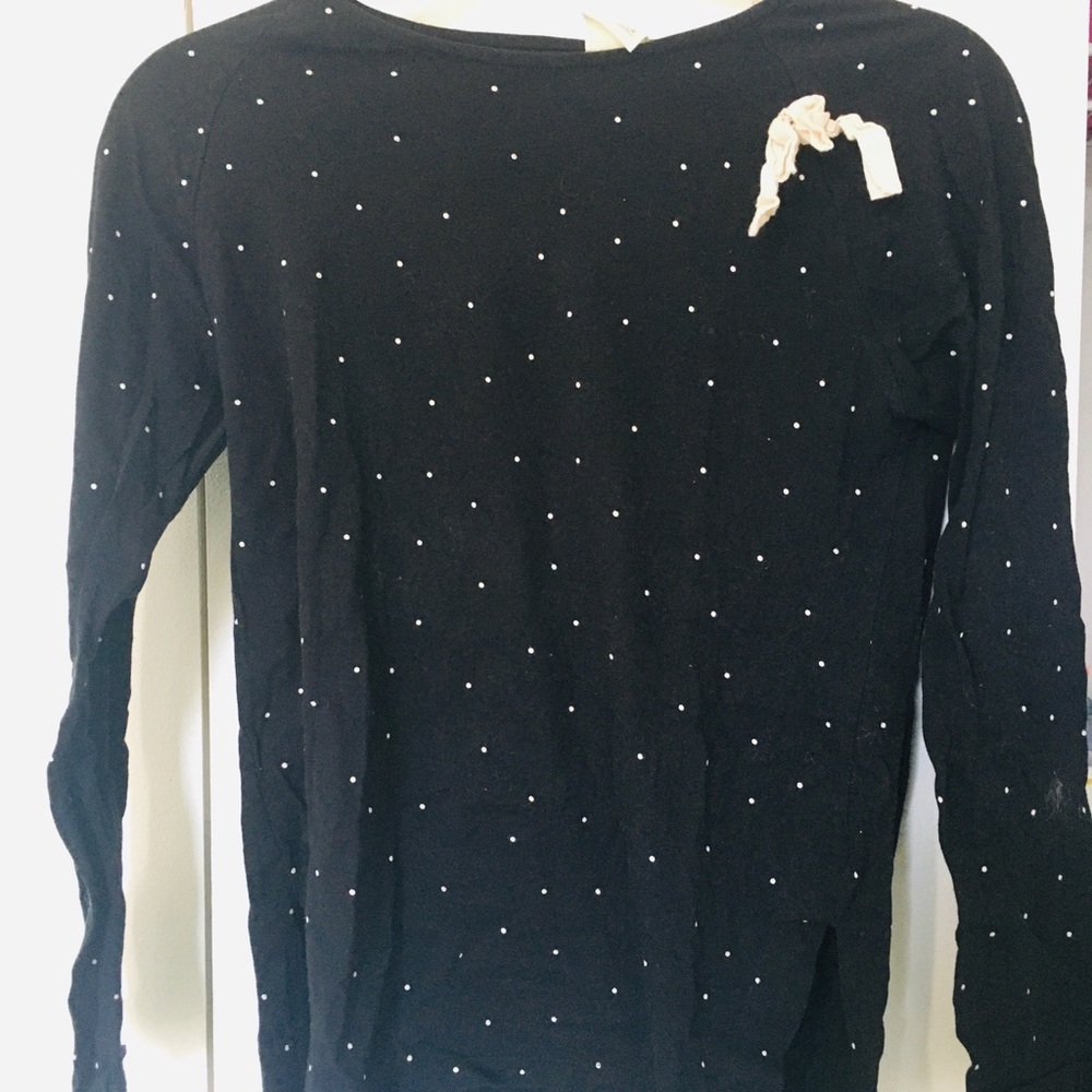 Girls polka dot shirt